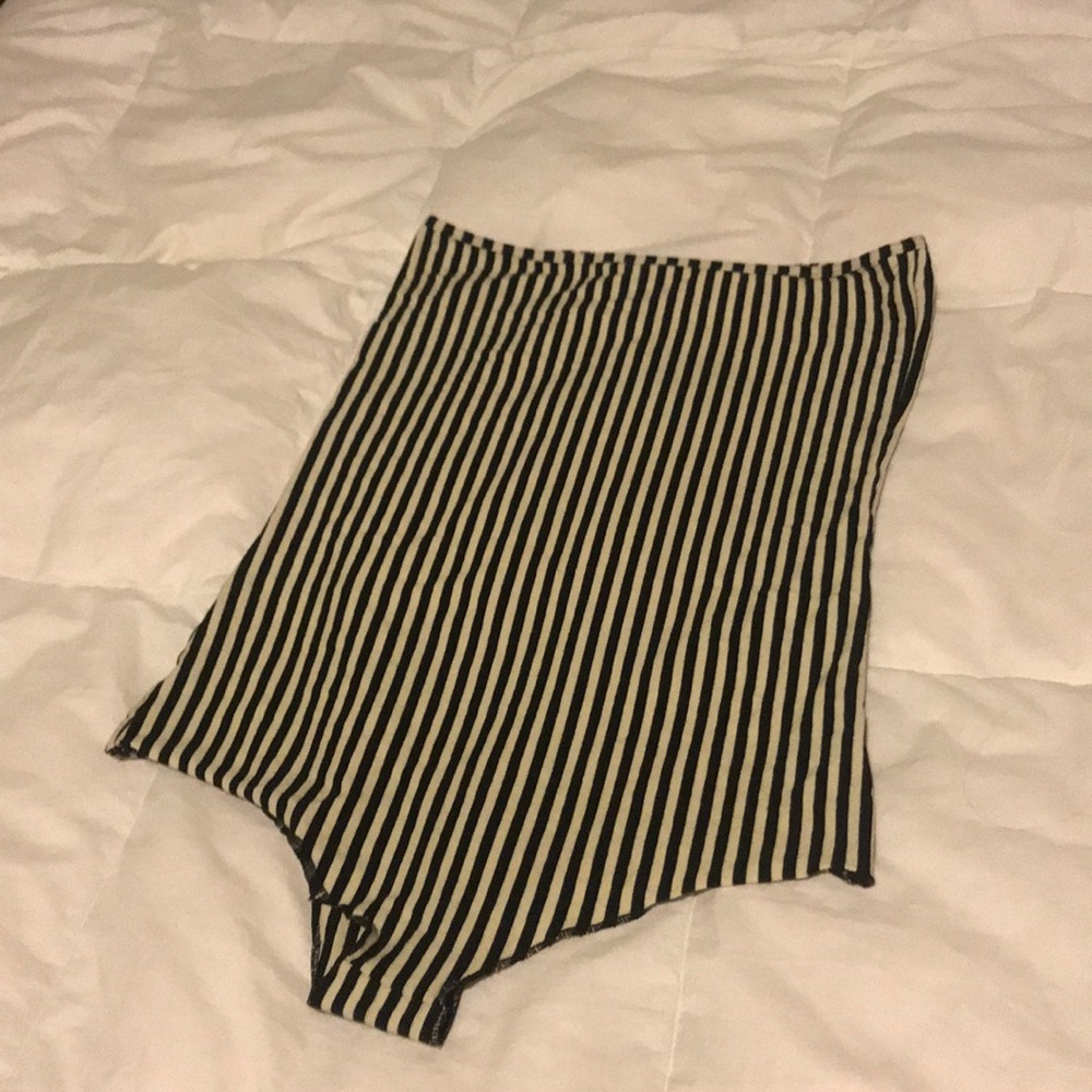 American apparel striped tube top body suit - Picture 4 of 4